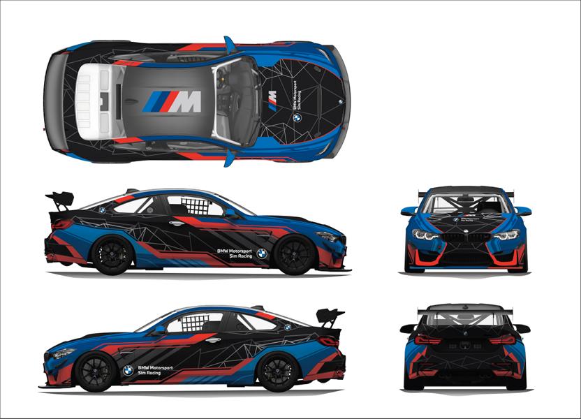 Motorsport Sim Racing BMW M4 GT4 1