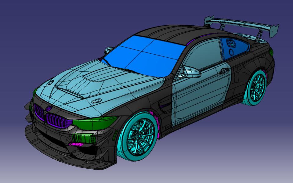 Motorsport Sim Racing BMW M4 GT4 3