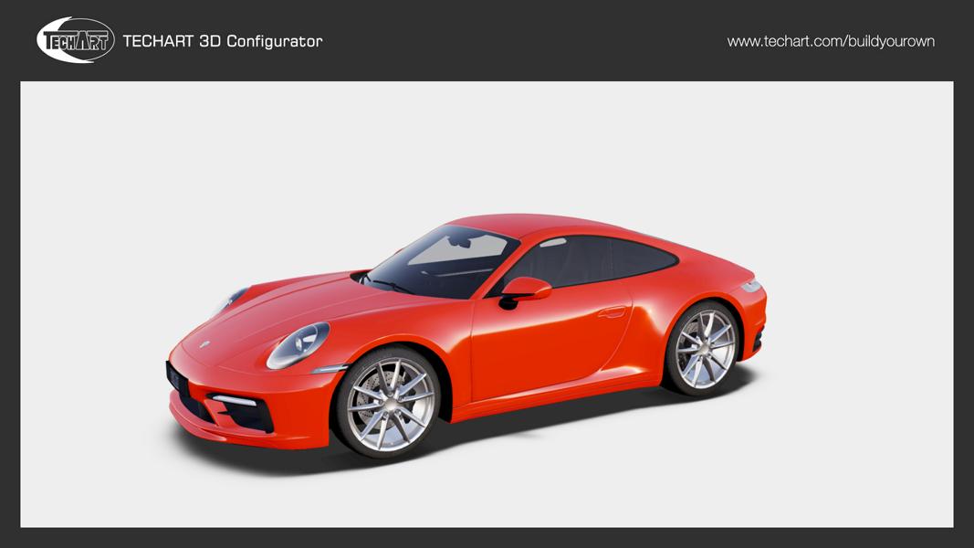 Online Konfigurator 3D Tuning Porsche 911 Turbo TECHART 992 1