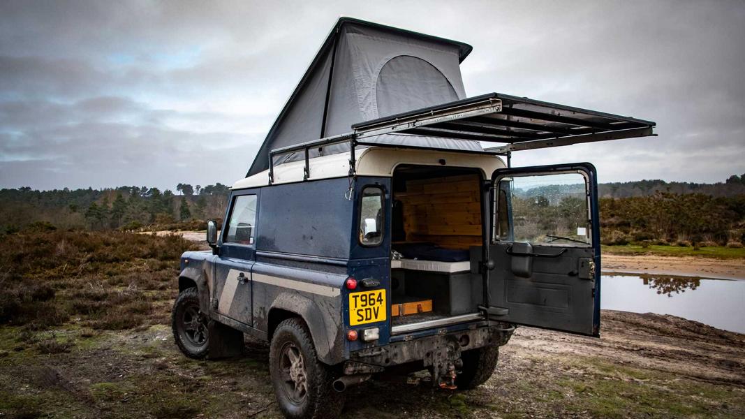 Selfmade Camping Dachzelt Land Rover Defender 9