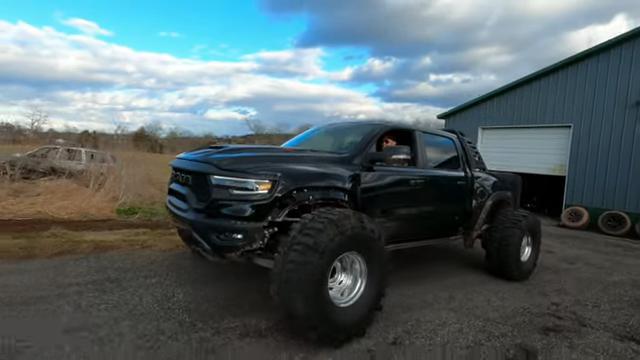 Video: Unbelievable - 44 inch tires on the Ram TRX pickup!