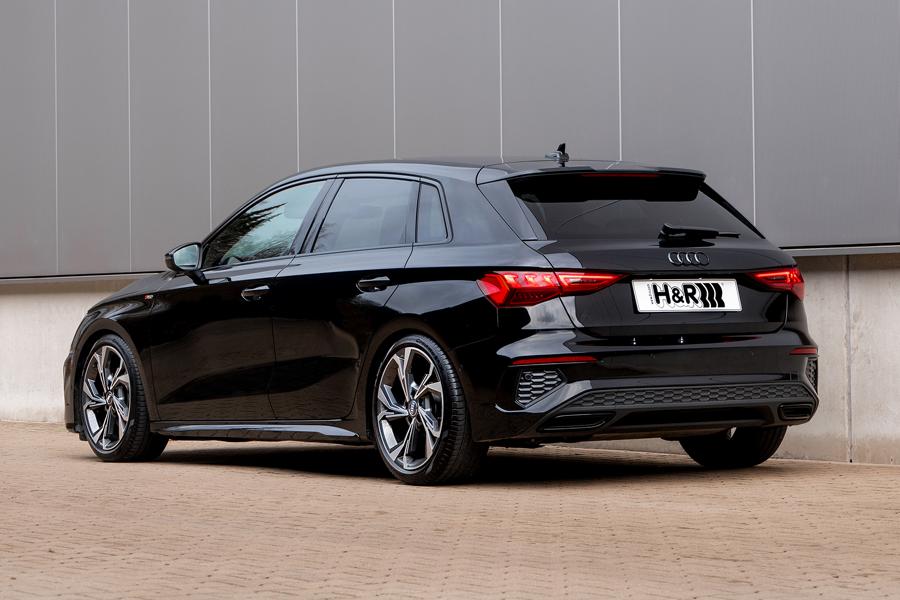 Dynamique et perfection: ressorts et stabilisateurs sport H&R pour la nouvelle Audi A3