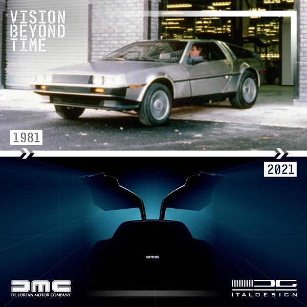 Comback of the gullwing? DeLorean DMC-12 from Italdesign!