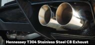 Video: Hennessey Corvette C8 con alluminio e sistema di scarico!