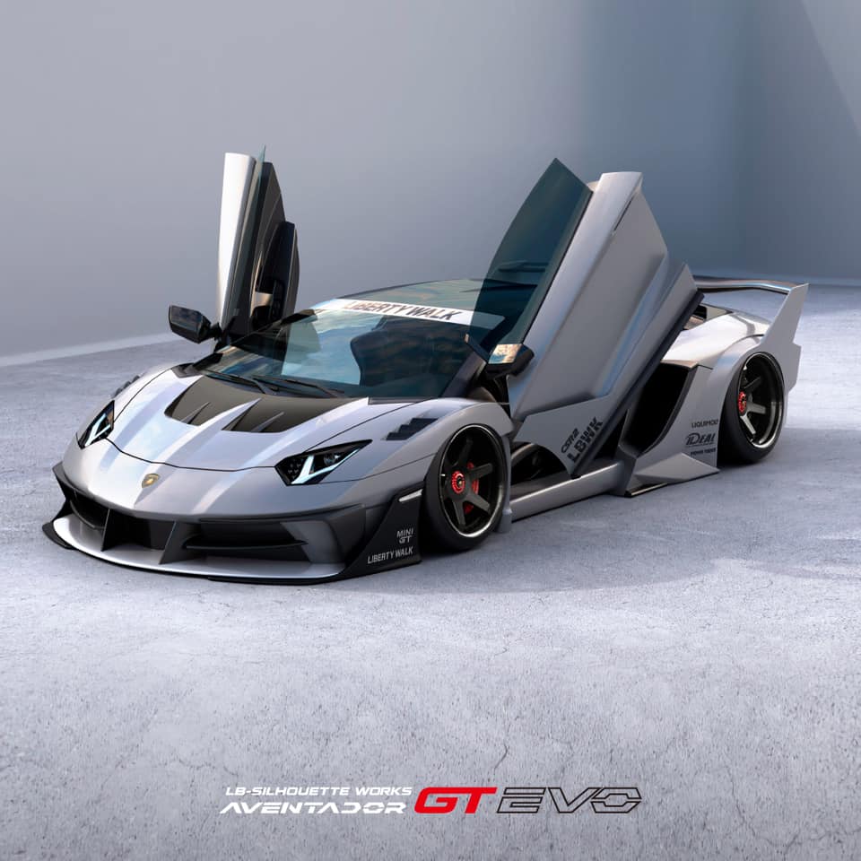 LB Silhouette WORKS GT Evo Lamborghini Aventador Widebody Tuning 3