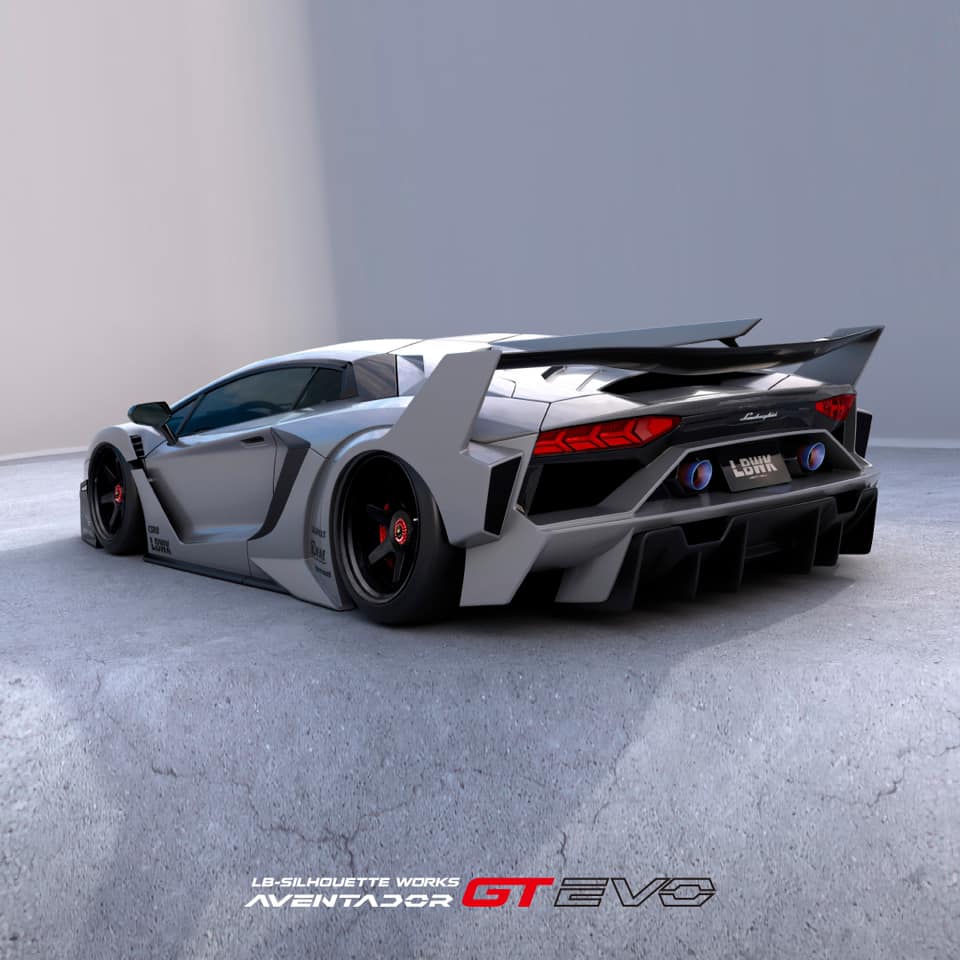 LB Silhouette WORKS GT Evo Lamborghini Aventador Widebody Tuning 5