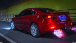 Mazda 6 Airrde Tuning Slammed 22 155x87 Rotes Mazda Tuning Pärchen mit ordentlicher Tieferlegung!
