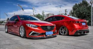 Mazda 6 Airrde Tuning Slammed 30 310x165 Rotes Mazda Tuning Pärchen mit ordentlicher Tieferlegung!