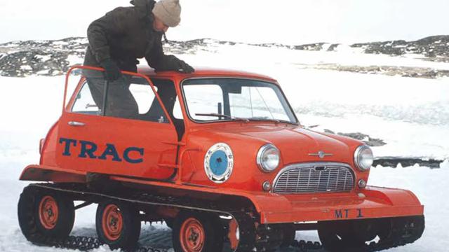 Video: The Mini-Trac is a service vehicle for the Arctic!