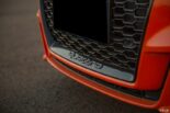 Orangefarbene Audi S3 Limousine HRE Felgen Tuning 2 155x103