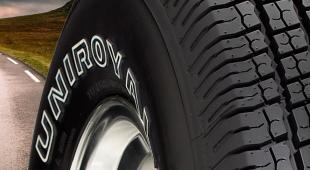 Outlined White Letters Tires