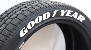 Raised White Letters tires