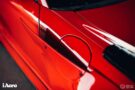 Roter Porsche Cayman (987) mit extremem Widebody-Kit!