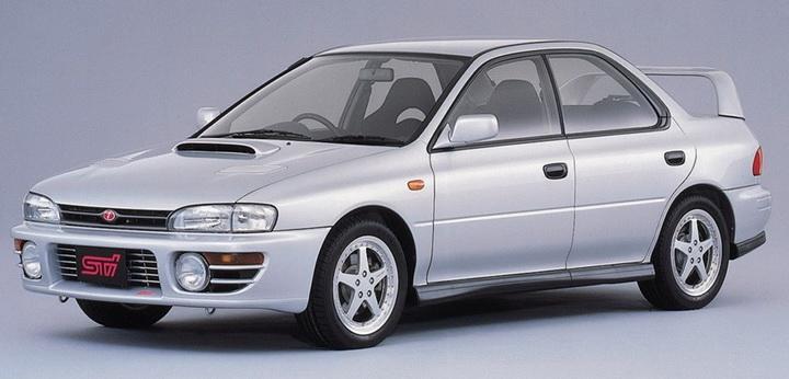 Subaru WRX STI: mito dell'era dei rally blu e oro!