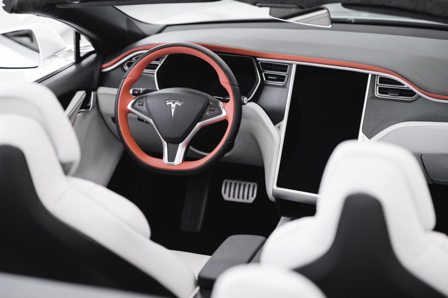Tesla Model S Cabrio Tuner Ares Design 10 Perfekt   Tesla Model S Cabrio vom Tuner Ares Design!