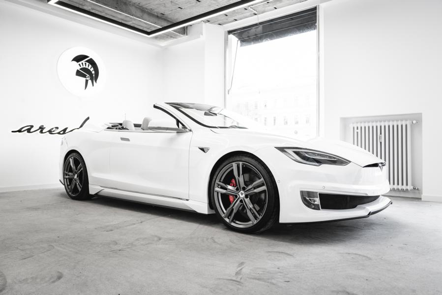 Tesla Model S Cabrio Tuner Ares Design 8 Perfekt   Tesla Model S Cabrio vom Tuner Ares Design!