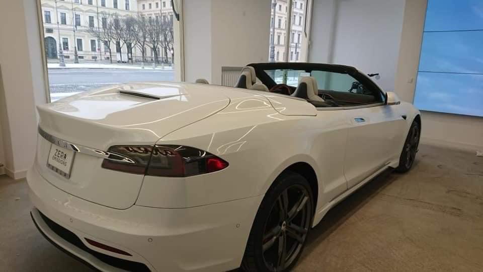 Tesla Model S Cabriolet Umbau 2