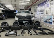 Toyota Tundra V8 with off-road optics and lift kit!