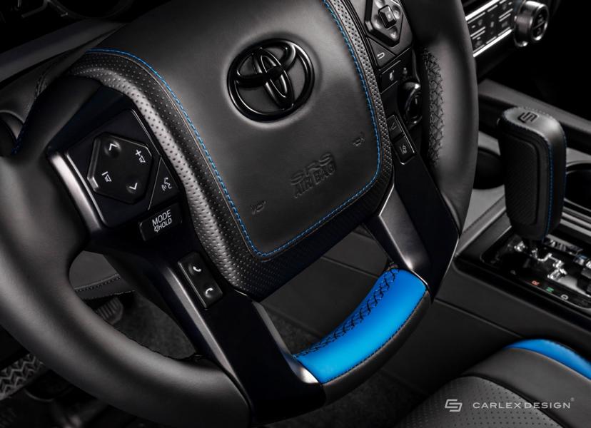 Toyota Tundra en Voodoo Blue con interior Carlex Design.