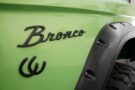 1971 Ford Bronco Restomod z zieloną farbą Ford GT!