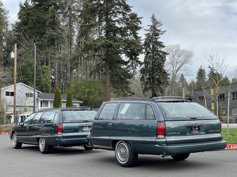 Chevrolet Caprice Wagon with matching trailer!