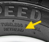 Runderneuerte Reifen Neureifen Unterschied Symbol Erkennen E1612607105353