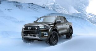 Toyota Hilux Pickup Arctic Trucks Widebody ATU Upgrade Tuning 2 310x165 Weltrekord: Polar TRV Concept hämmerte einst zum Südpol!