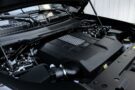 V8 supercharged motor met 525 pk in de Land Rover Defender!