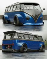Volkswide &#8211; ein VW Bulli Bus im Hardcore Macho-Outfit!