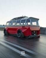 Volkswide: ¡un VW Bulli Bus con un traje de macho incondicional!