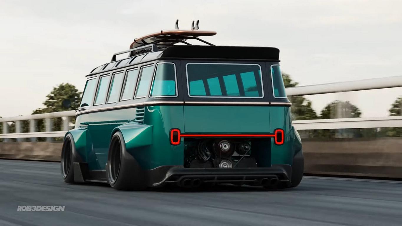 Volkswide - a VW Bulli Bus in a hardcore macho outfit!