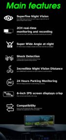 2021 Duovox Night Vision System Dashcam Nachtsichtgeraet 4 135x285