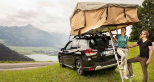 Roof tent vacation Subaru Forester 2 310x165