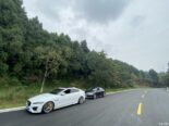 Weißer Jaguar XEL mit KW-Gewindefahrwerk und OZ-Alus!