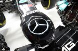 Coche de carreras del equipo Mercedes-AMG Petronas F1 Team: W12 (2021)