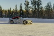 Mercedes-AMG SL durante i test invernali finali