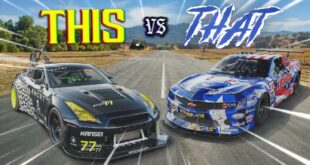 Nissan GT R RWD vs Trans Am Camaro Race Car 310x165 Video: Drag Race BMW M4 Competition vs Audi RS6!