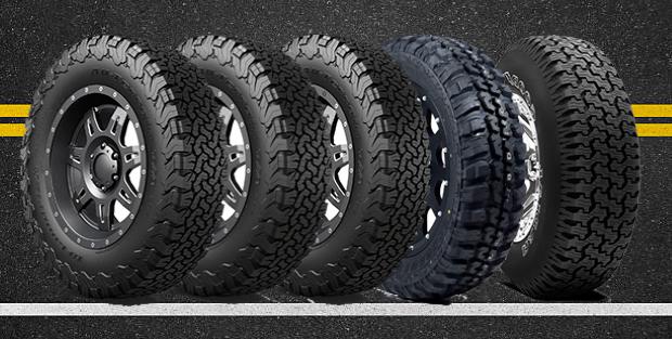 ALL TERRAIN REIFEN AT MT Mud Schneereifen unterschiede Gibt es leichte Reifen? Das wiegen Reifen tatsächlich!