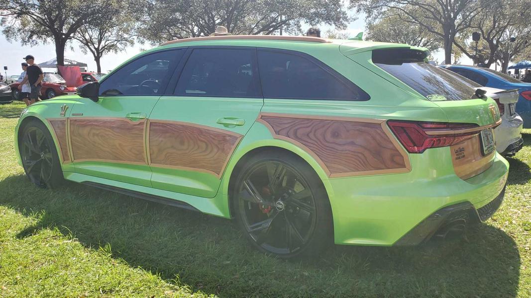 Audi RS6 Avant in the style of "The shrill four on the move"!