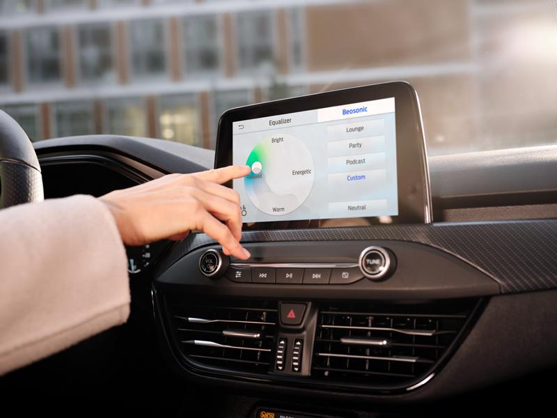 Ford und B&#038;O Beosoni mit intuitiver Touchscreen-Bedienoberfläche!