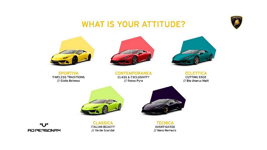 ¡Cinco datos sobre las opciones ad personam de Lamborghini!