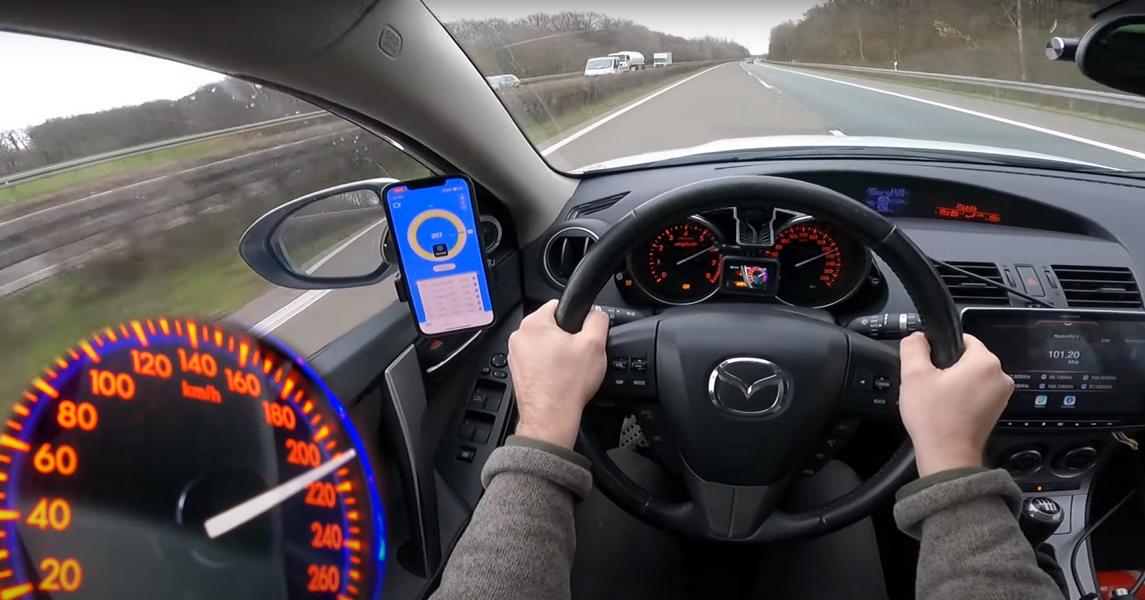 Video: 562 PS e trazione anteriore nella Mazda 3 MPS (Speed3)