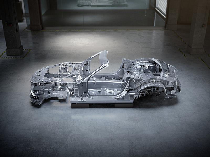 Komplett neuer Rohbau für kommenden Mercedes-AMG SL