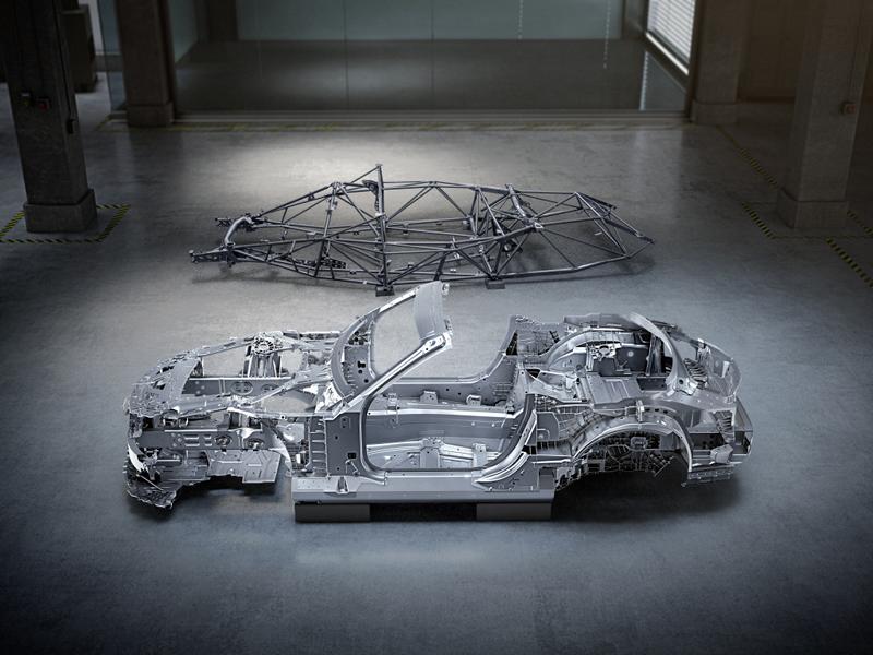 هيكل جديد تمامًا لسيارة Mercedes-AMG SL القادمة