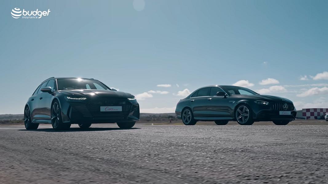 Video: 2021 Audi RS6 Avant versus Mercedes-AMG E63 S!