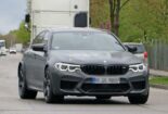 BMW M5 (F90) مع مشاعل الحاجز كنموذج أولي؟