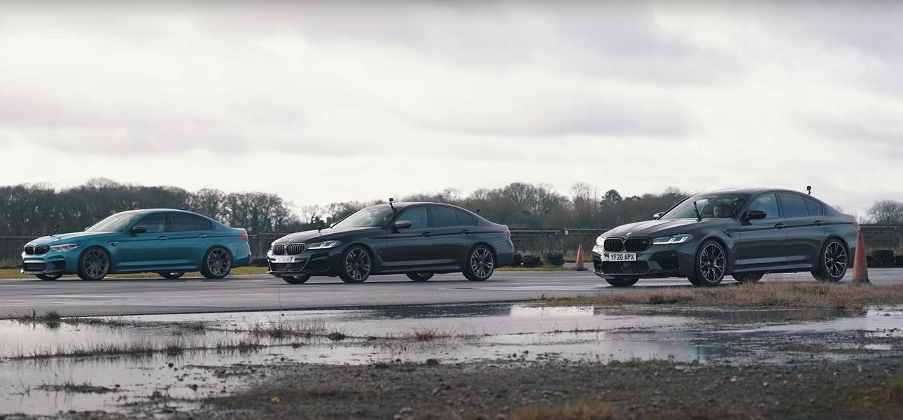 Vídeo: ¡BMW M1.000 F5 de 90 CV frente a M550i frente a la competencia M5!