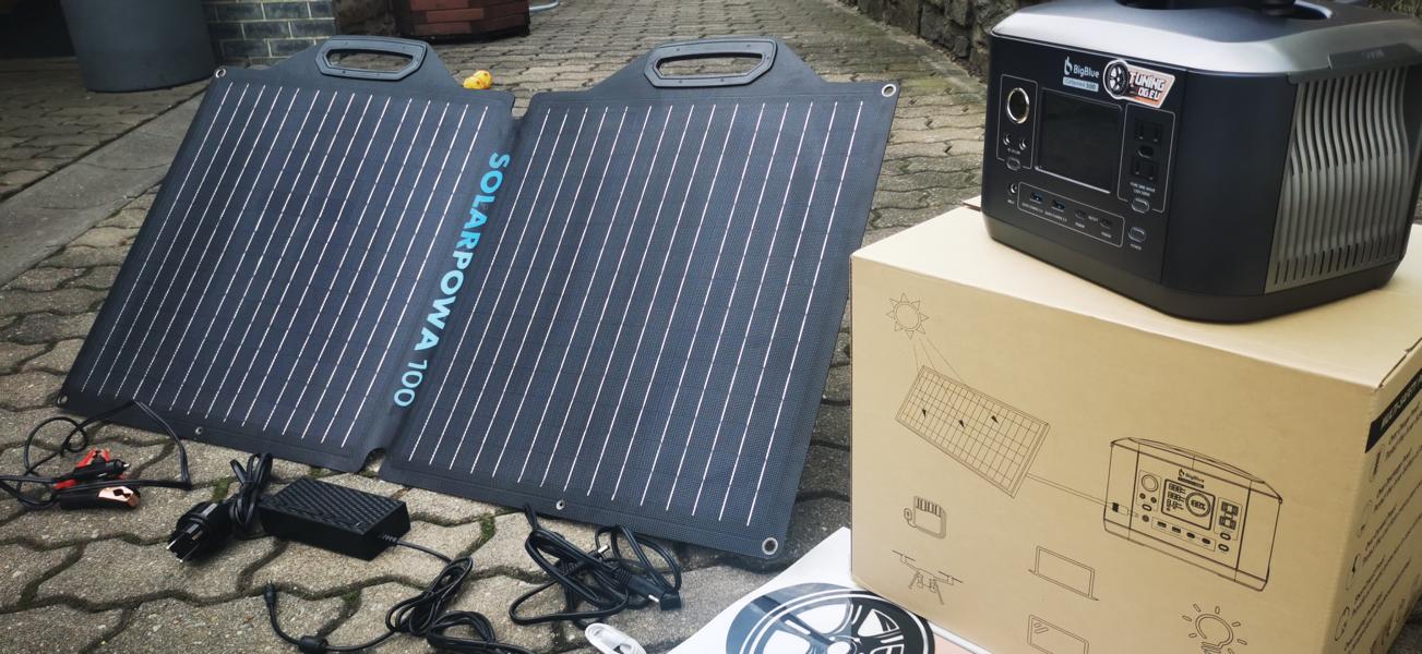 BigBlue Cellpowa 500 XXL Powerbank Solarpanel 2