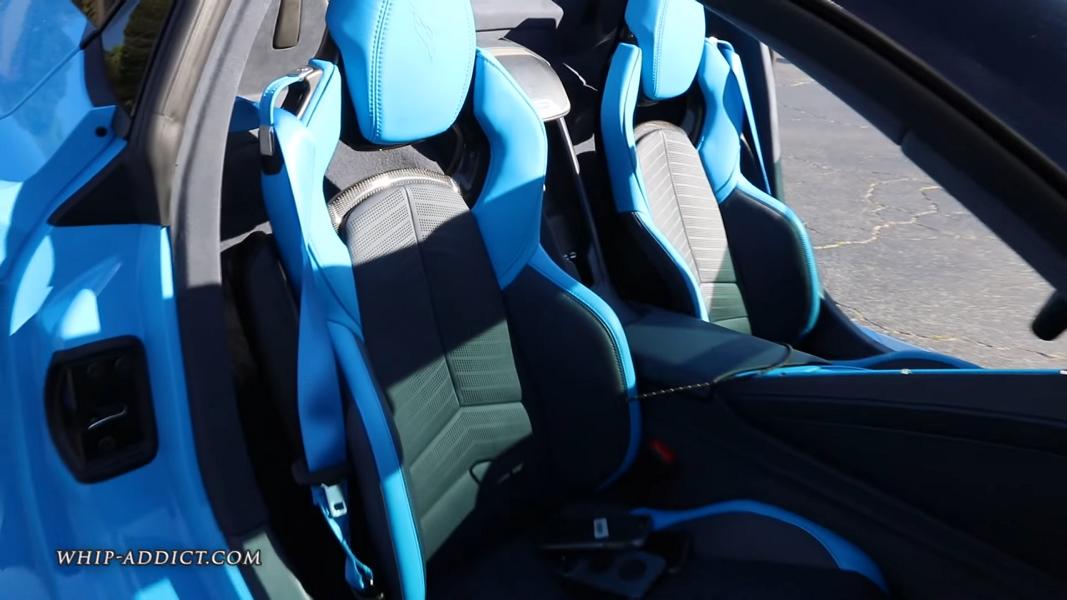 Corvette C8 In Rapid Blue Auf Forgiato Wheels 7