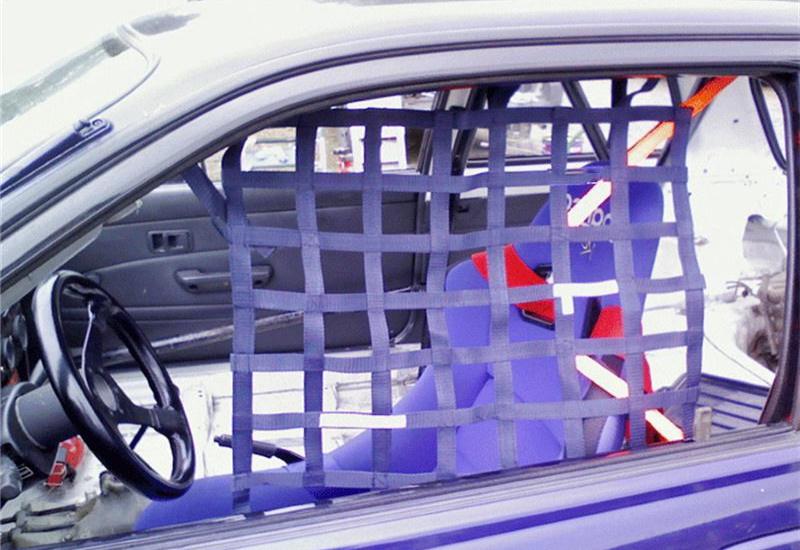 Fensternetz Fahrzeug Rally Schutznetz Motorsportnetz 2 Info: Dafür werden Fensternetze im Fahrzeug genutzt!